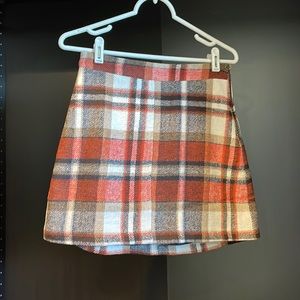 Plaid Mini Skirt. Never been worn.